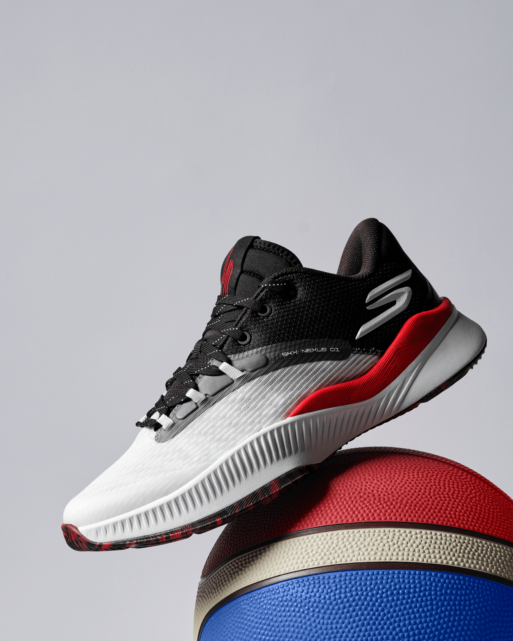 Skechers Skx Nexus Erkek Beyaz Basketbol Ayakkabısı 253015 WBRD